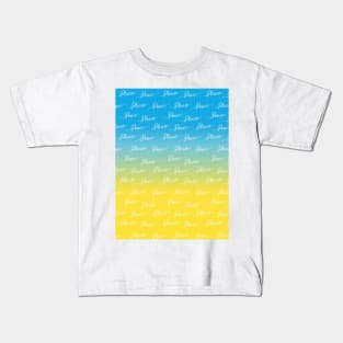 Support of Ukraine concept. Kids T-Shirt